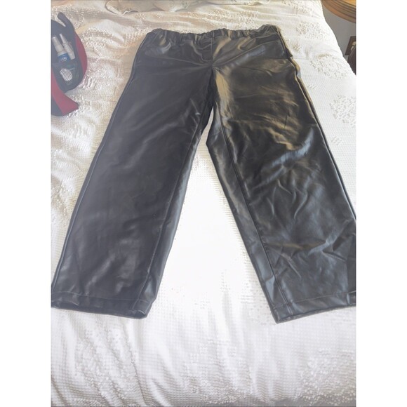 Women’s J.Jill Leather Like Pants XL Tall - Picture 1 of 11